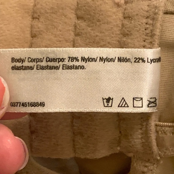 Fleexees 36C nude tan shape-wear nylon Lycra elastase shape stretch! - Picture 5 of 7